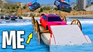 Robbing Banks with Ramp Cars on GTA 5 RP