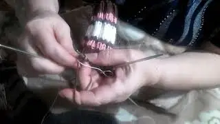 Вязание носков с усиленной подошвой