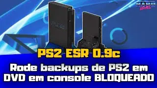 PS2 ESR 0.9c - Nova versão! Como rodar backups de PS2 em consoles bloqueados!
