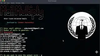 How Hackers Generate Multiple Gmail Addresses From One Email (Kali Linux Tutorial)