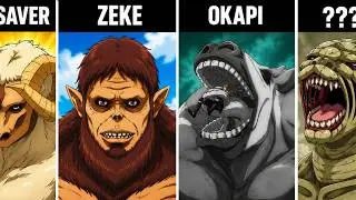 Every BEAST TITAN Form in Attack on Titan