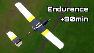 V-Tail Tractor UAV for FPV - Setup & Flight Performance (Endurance)