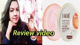 What is the best Moisturizer | LAKME peach milk Moisture riser review video || kamalia's lifestyle