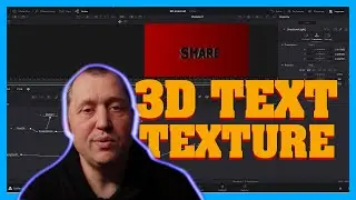 Davinci Resolve 17 Tutorial the easy way to add 3D texture to 3D Text