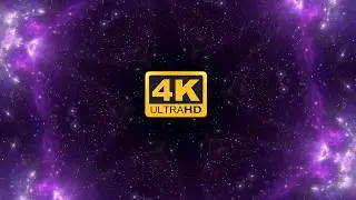 Galaxia Espacial Púrpura 💜 | Fondos Animados | Wallpaper 4K | 1 Hora 
