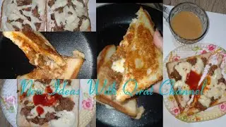 homemade pizza Recipe||without pizza dough delicious pizza recipe||bread pizza recipe#video