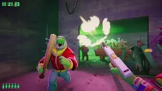 Drinking energy drinks and kicking bandits [Anger Foot]