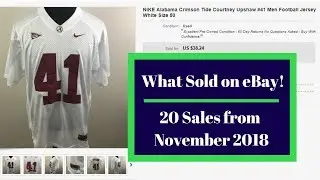 What to sell on eBay! 20 Items that Sold during November 2018