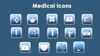 Animated Icons infographics (Healthy) - After effects Template