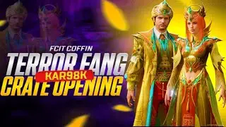 New Lucky Spin Terror Fang Kar98k | Unluckiest Crate Opening Ever | Pubg Mobile | Coffin Gaming