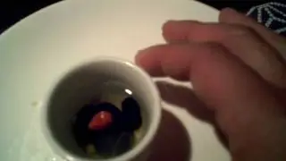 Japanese jelly and black bean dish