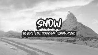 Lake arrowhead , Big Bear , Running Springs , Heavy  SNOW - snow in years. OMG.  CA. Snowmageddon