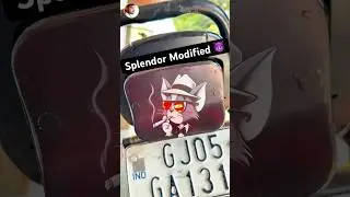 Splendor Back Light Sticker 😈 