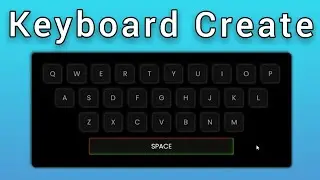 Keyboard ⌨️Create using HTML & CSS🔥 Free Code | How to create a Keyboard with HTML and CSS.
