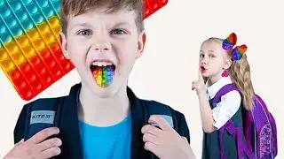 10 способов как пронести поп ит в школу  Играем pop it в школе