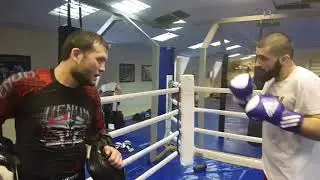 Кишвар Худоеров совместная  тренировка в бк Spartfight