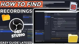How to Find Your Recordings Location in OBS Screen Recorder - Easy Tutorial