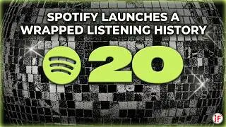 Spotify launches a Wrapped listening history