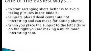 How to take good pictures - Digital Photography Tips