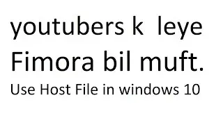 How To Use hosts file Windows 10 for youtubers and solve banned Email