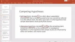 Intro to Hypothesis Testing (Part 1)