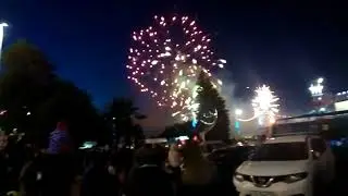 Фейерверк на день города в Новополоцке. 09.06.2018.