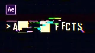 After Effects: Glitch Text Transitions