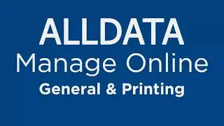 Manage Online Setup: General and Printing