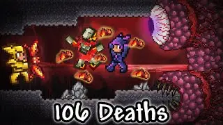 How We Beat MASTER MODE Terraria With FRIENDLY FIRE Enabled