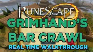 Runescape - Alfred Grimhand's BarCrawl Miniquest Complete Realtime Walkthough! RS3 updated 2021