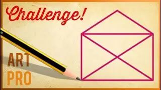 Draw HOUSE WITHOUT LIFTING PENCIL 🧠 Brain game