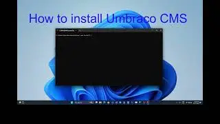 Umbraco Template Installation  #shorts