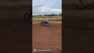 British motocross sand track girl rider #motovlog #moto #motogirl #motocross #mx #viral #sevenmx