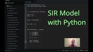 SIR Epidemiology Model with Python