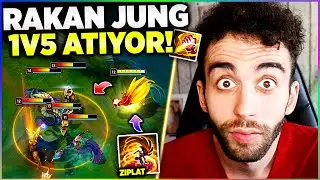 SİZ BUNA SUP DEMİŞSİNİZ AMA BU 1V5 ATIYOR!! FULL AP RAKAN JUNGLE OYNANIŞ | Rasher