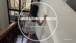 Andrea Using One Crutche (LHD Amputee)