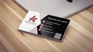 Business card design in Photoshop tutorial