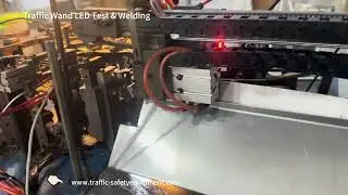 JACKWIN Traffic Wand LED Test and Welding for electric board