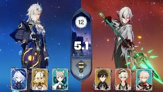 FINALLY XILONEN! HYPER NEUVILLETTE & HYPER ARLECCHINO FULL STAR SPIRAL ABYSS 5.1