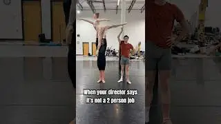 Are you sure it’s not a pas de trios?😂 #ballet #funnyshorts #balletdancers #ballerina #dancestudio
