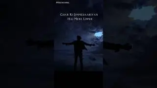 Ghar Ki Jimmedariyan Hai 😞💔 |  New Sad Whatsapp Status #ytshorts#shortsfeed