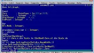 Function graph drawing in Free Pascal