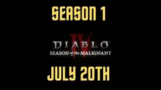 Diablo IV Season 1 Arrives on July 20th!