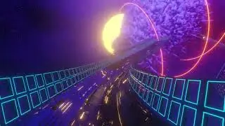 3D Render Abstract Tunnel 4K VJ Loop Video | No Copyright Motion VJ Loop Video