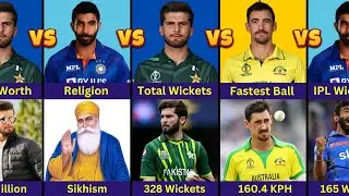Comparison: Shaheen Afridi vs Jasprit Bumrah vs Mitchell Starc
