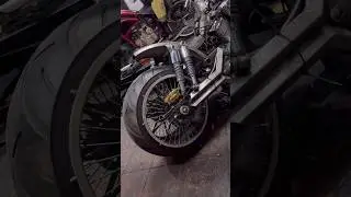 Gambiarra do dia (Upgrade na suspensão da Moto Chopper)🤙🤪