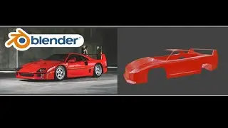 Learn Blender by modelling a Ferrari F40 - The Side Guide - Part 9