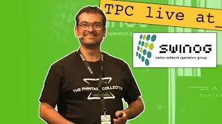 TPC presenting Live at SwiNOG (Swiss Network Operators Group) meeting, June 21, 2023 in BERNE, CH