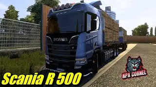 #ets2  Scania R 500 tandem  on the road !