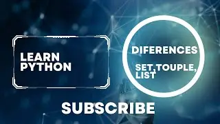 difference between list, tuple, set  in python